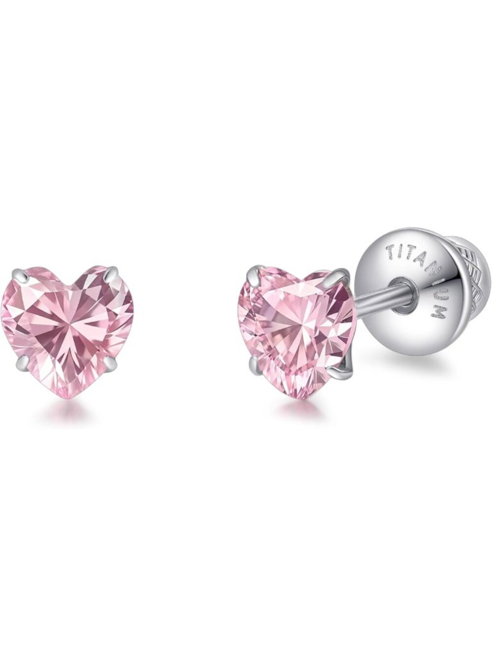 Heart Birthstone Screw Back Earrings | Dazzling Jewelry for Every Occasion
